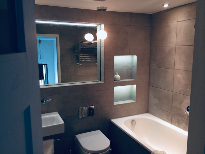 bathroom tiles sink toilet and bath